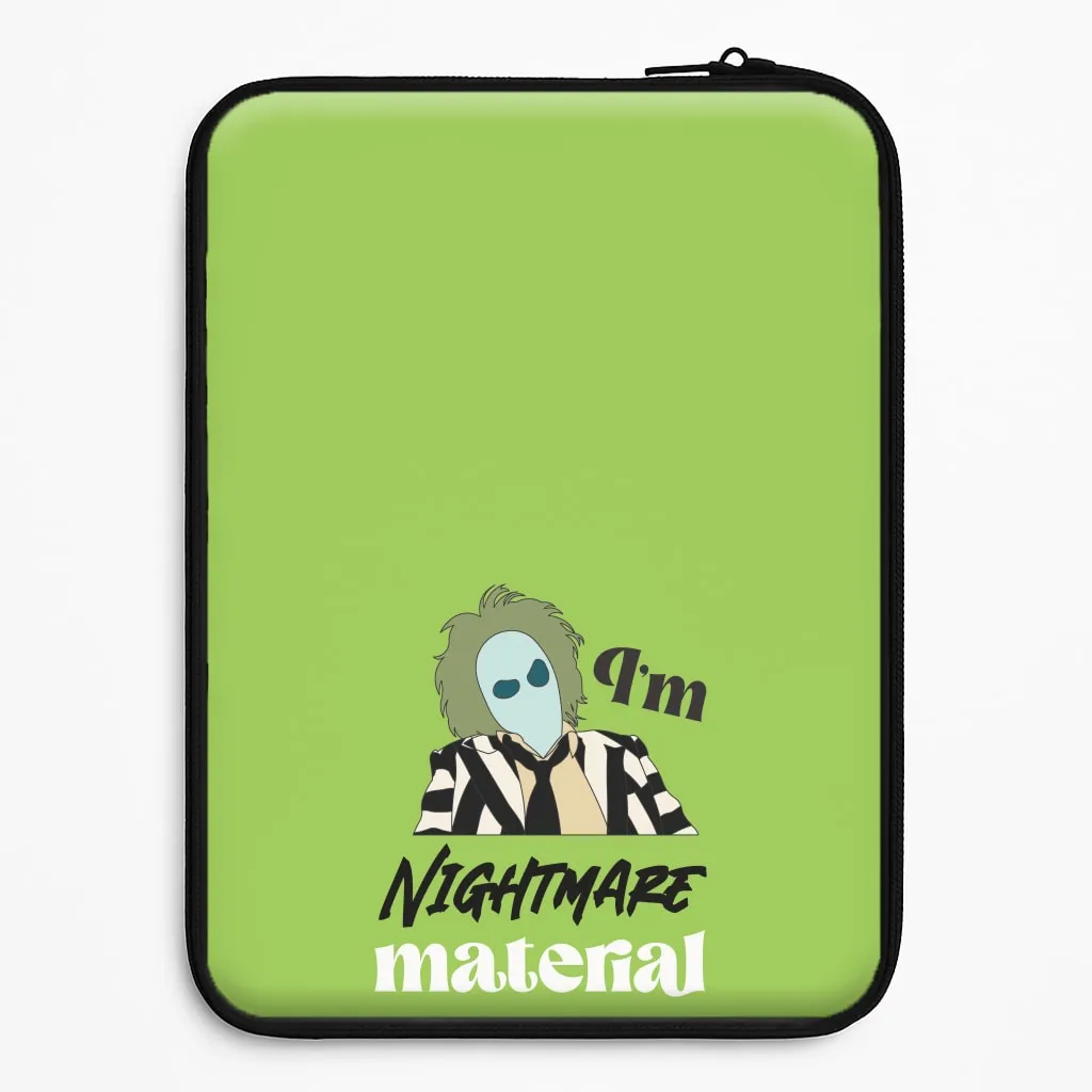 Matte Detail Protective Pattern Texture I'm Nightmare Material Laptop Sleeve