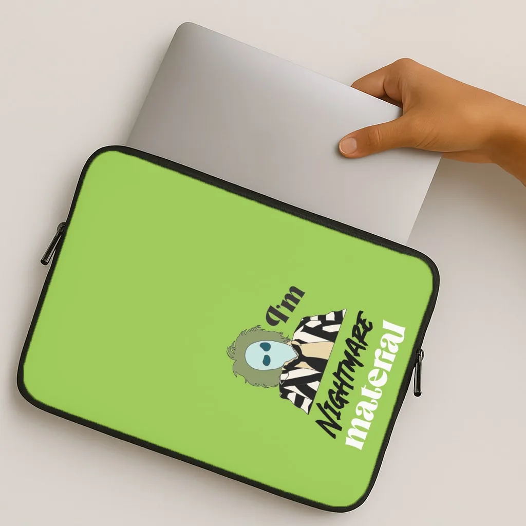 I'm Nightmare Material Laptop Sleeve Ergonomic Texture Hybrid Pattern Texture
