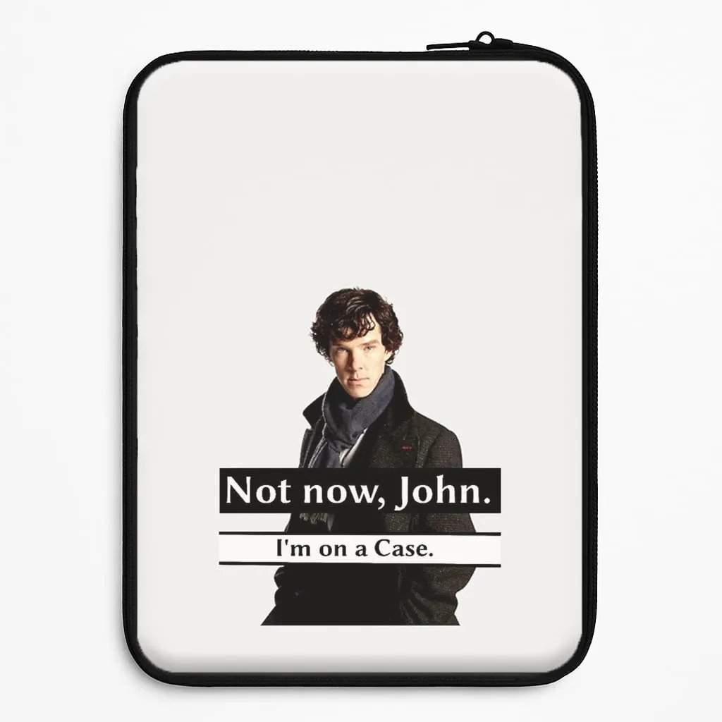 I'm on a Case Holmes Pun Laptop Sleeve Ergonomic Feel