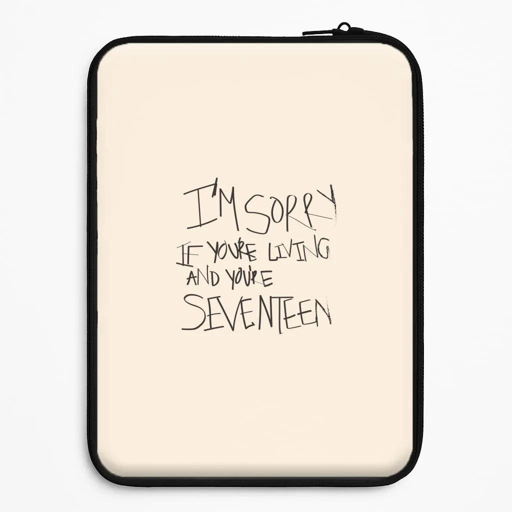 I'm Sorry - The 1975 Laptop Sleeve Modern Accessory Light Touch