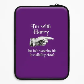 I'm With Harry Laptop Sleeve Travel Companion