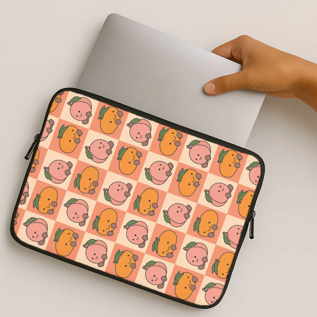 Oranges And Peaches - Plushy Laptop Sleeve Fashion Touch