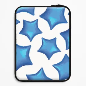 Premium Look Blue Star Balloons Pattern Laptop Sleeve
