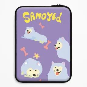 Samoyed - Dog Patterns Laptop Sleeve Modern Edge Car Accessory