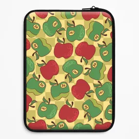 Artsy Apples Pattern Laptop Sleeve Slim Edge