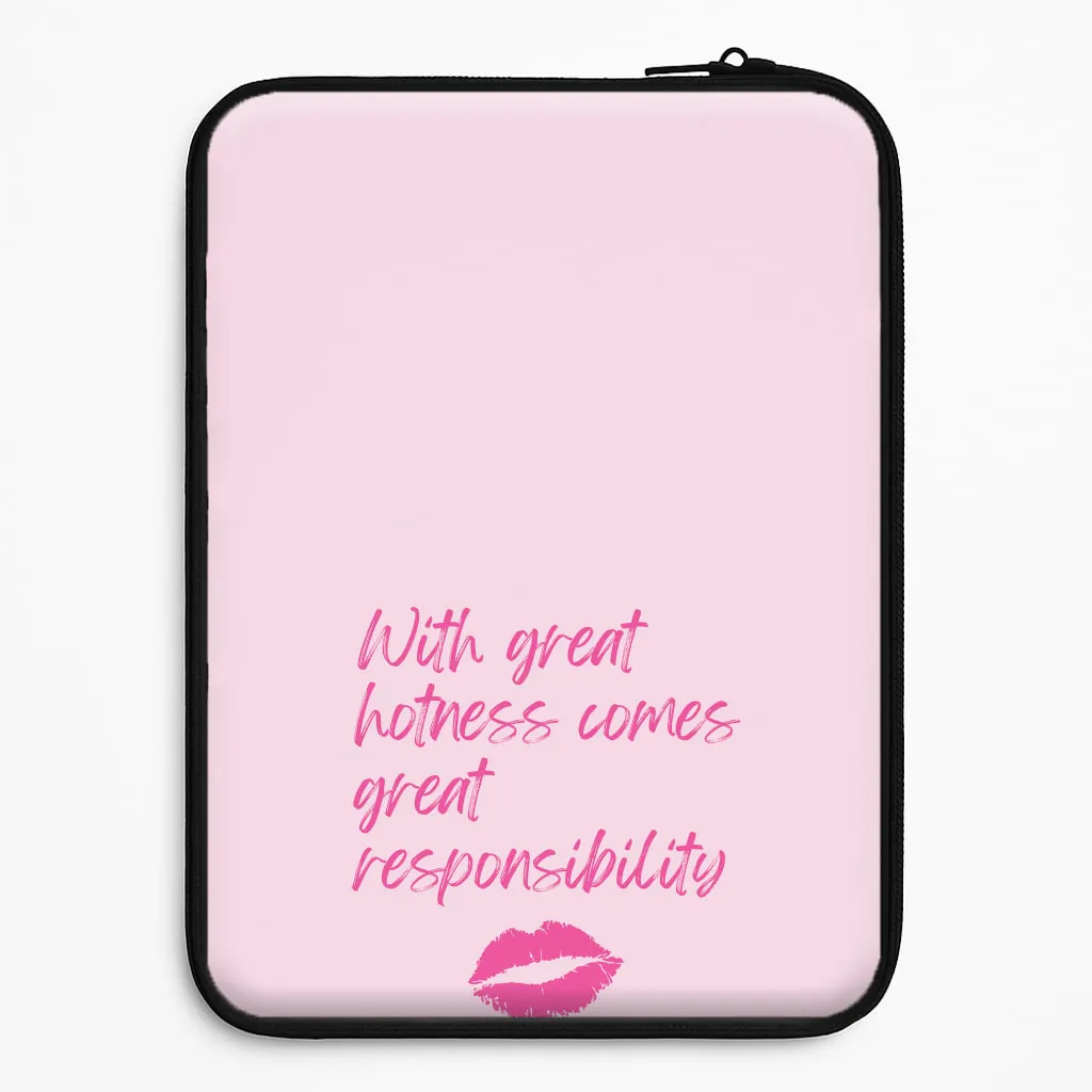 With Great Hotness  Laptop Sleeve Durable Look