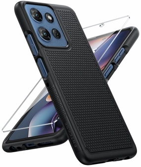 Modern Design Compact Shape FNTCASE For Moto G 5G 2025 6.7 inch Shock Protection Cell Phone Case Sturdy Cover with Non-Slip Texture