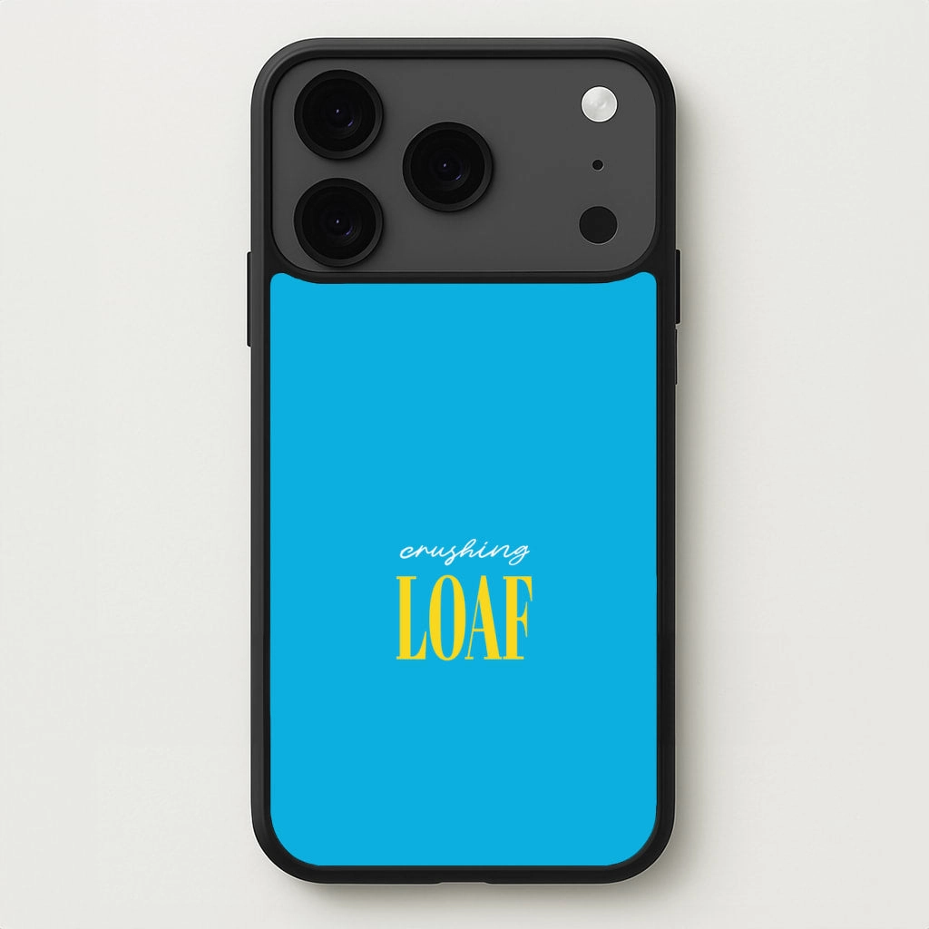 Flexible Pattern Classic Look Crushing Loaf Blue Phone Case