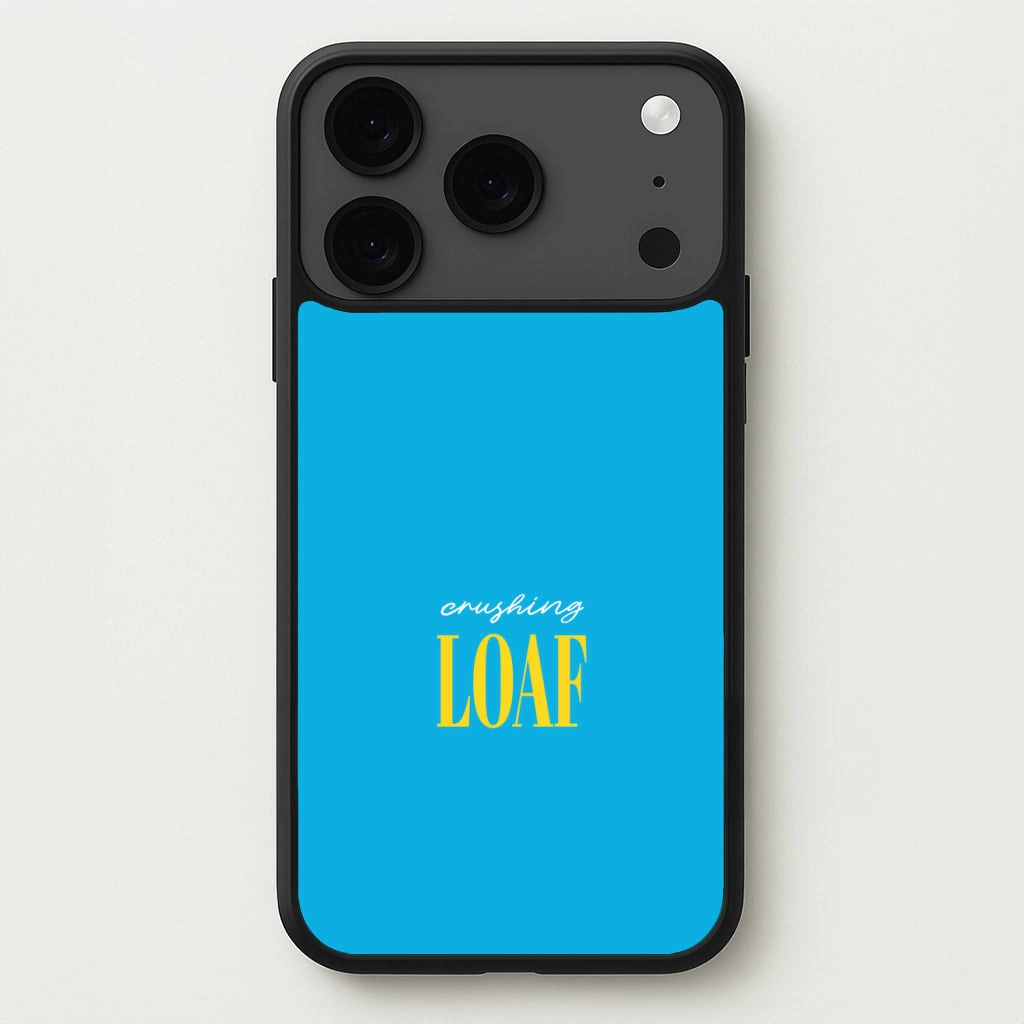 Crushing Loaf Blue Phone Case Casual Wear Flexible structure