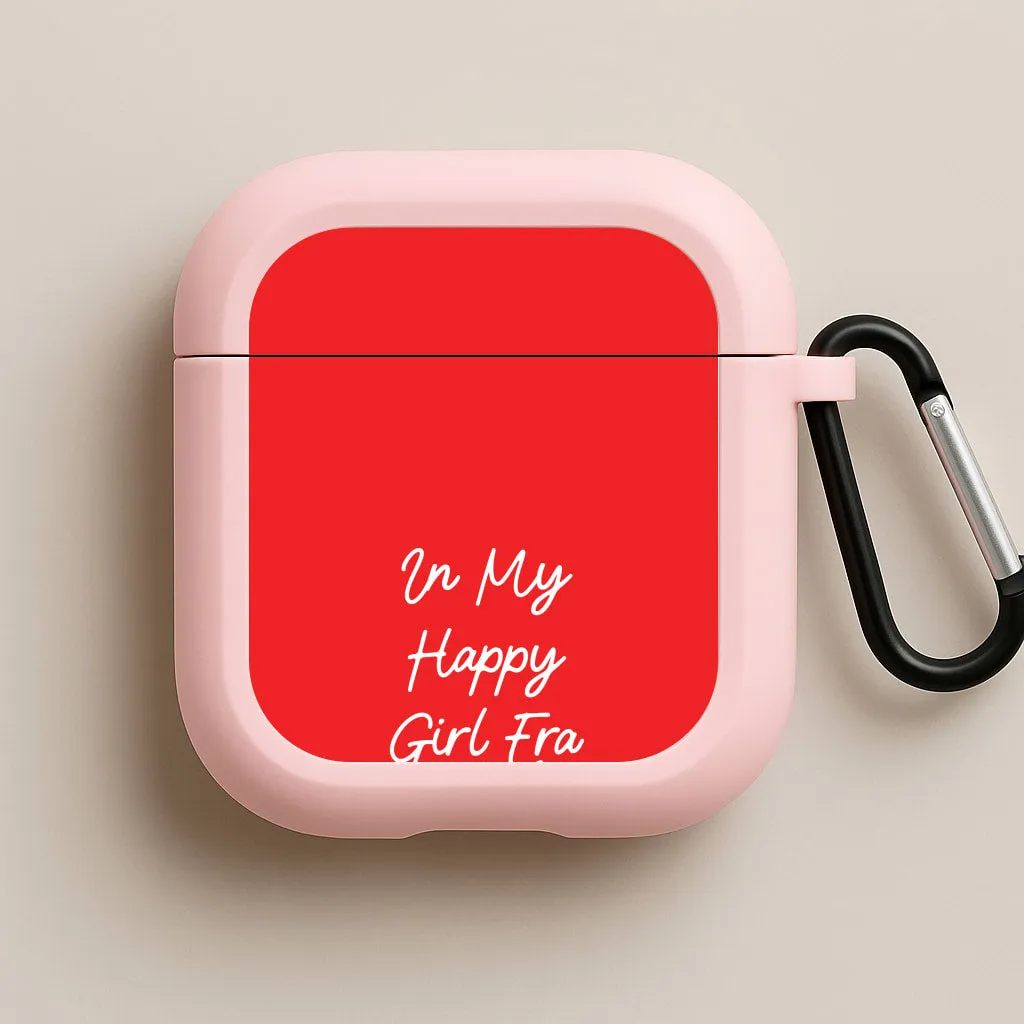 Fashion Protective Holder Durable Design Bag In My Happy Girl Era Red AirPods Case