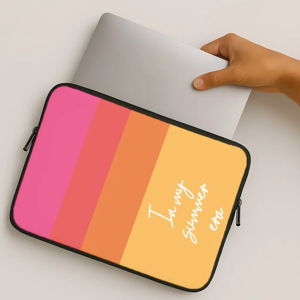 In My Summer Era Ombre Laptop Sleeve Durable Surface Design