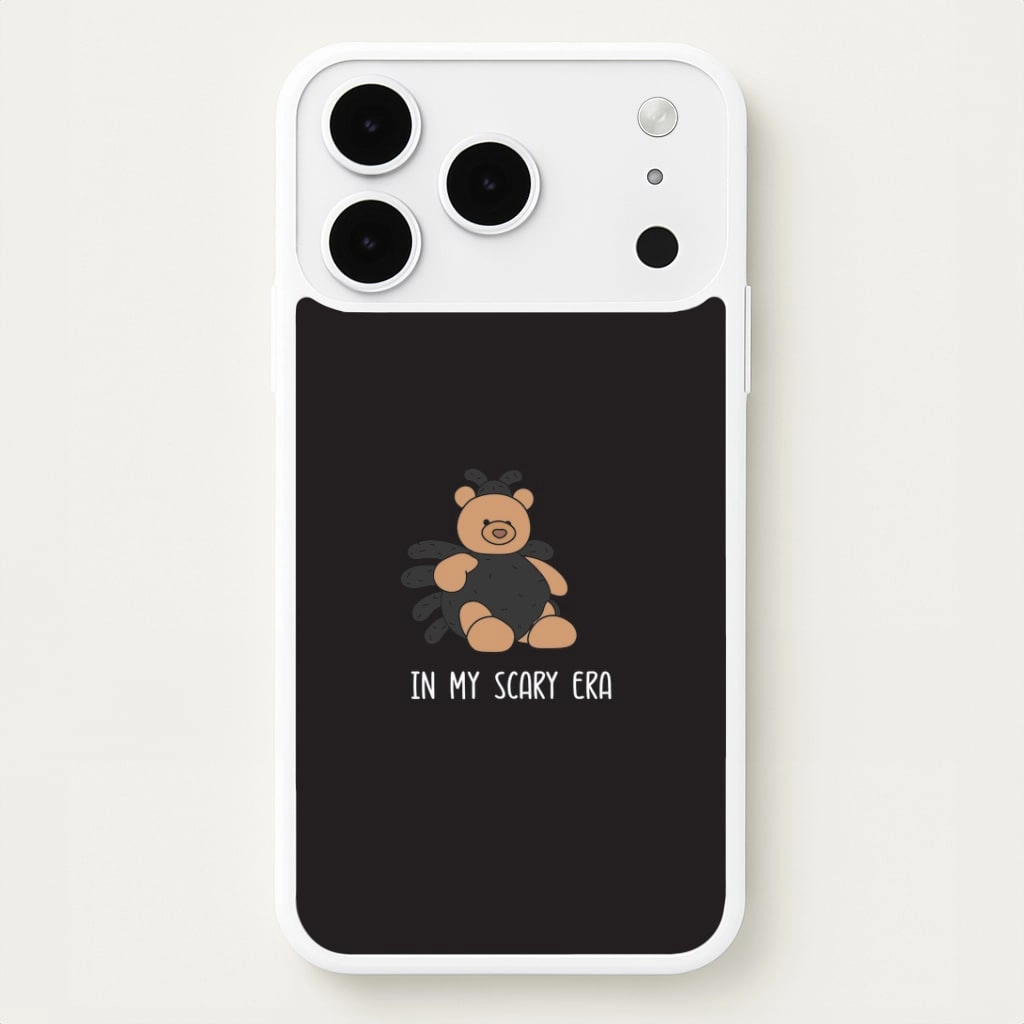 Soft Cushion Creative Accent In My Scary Era Bear - Halloween Phone Case