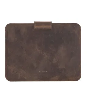 iPad Pro 12.9" Sleeve, Distressed Coffee Minimal Design