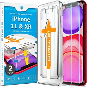 iPhone 11 / iPhone XR Tempered Glass Screen Protector [2-Pack] Screen Armor Shield Ultra