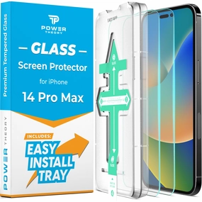 Screen Care Max iPhone 14 Pro Max Tempered Glass Screen Protector [2-Pack]