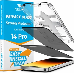iPhone 14 Pro Tempered Glass Privacy Screen Protector [2-Pack] (PT-14P-PG) Scratch protection