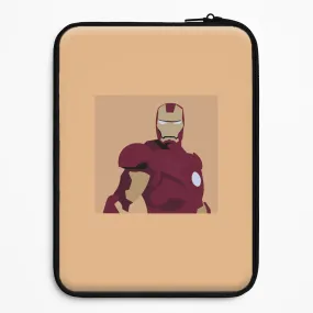 Drop Protection Minimal Texture Layer Iron man mask Laptop Sleeve