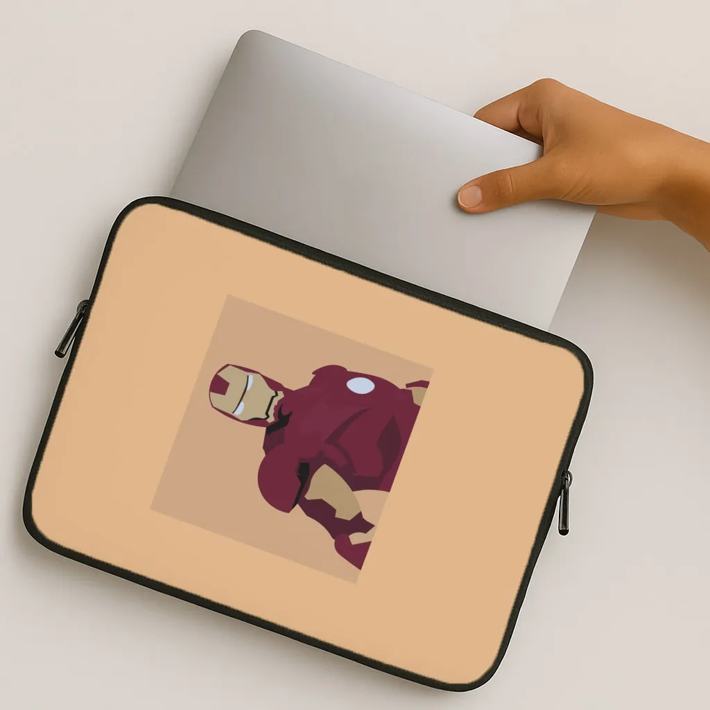 Classic Design Soft Detail Iron man mask Laptop Sleeve