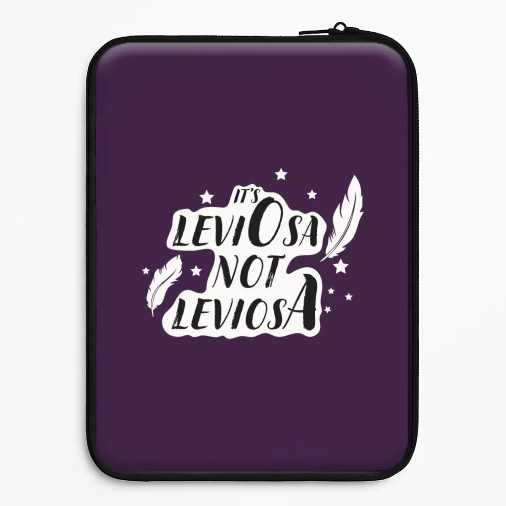 Non Slip Surface It's Leviosa Laptop Sleeve