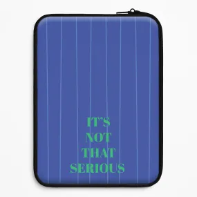 It's Not That Serious Stripes Laptop Sleeve Flexible Shell Flexible Pattern Texture