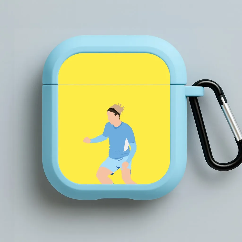 minimal pocket protector Durable Compact Case Jack Grealish - Football AirPods Case