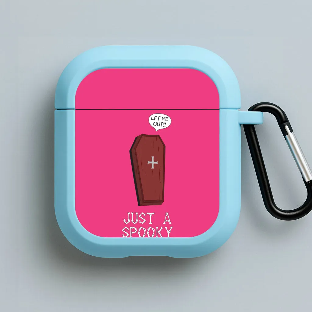 Just A Spooky Girl AirPods Case Modern Silicone Shell