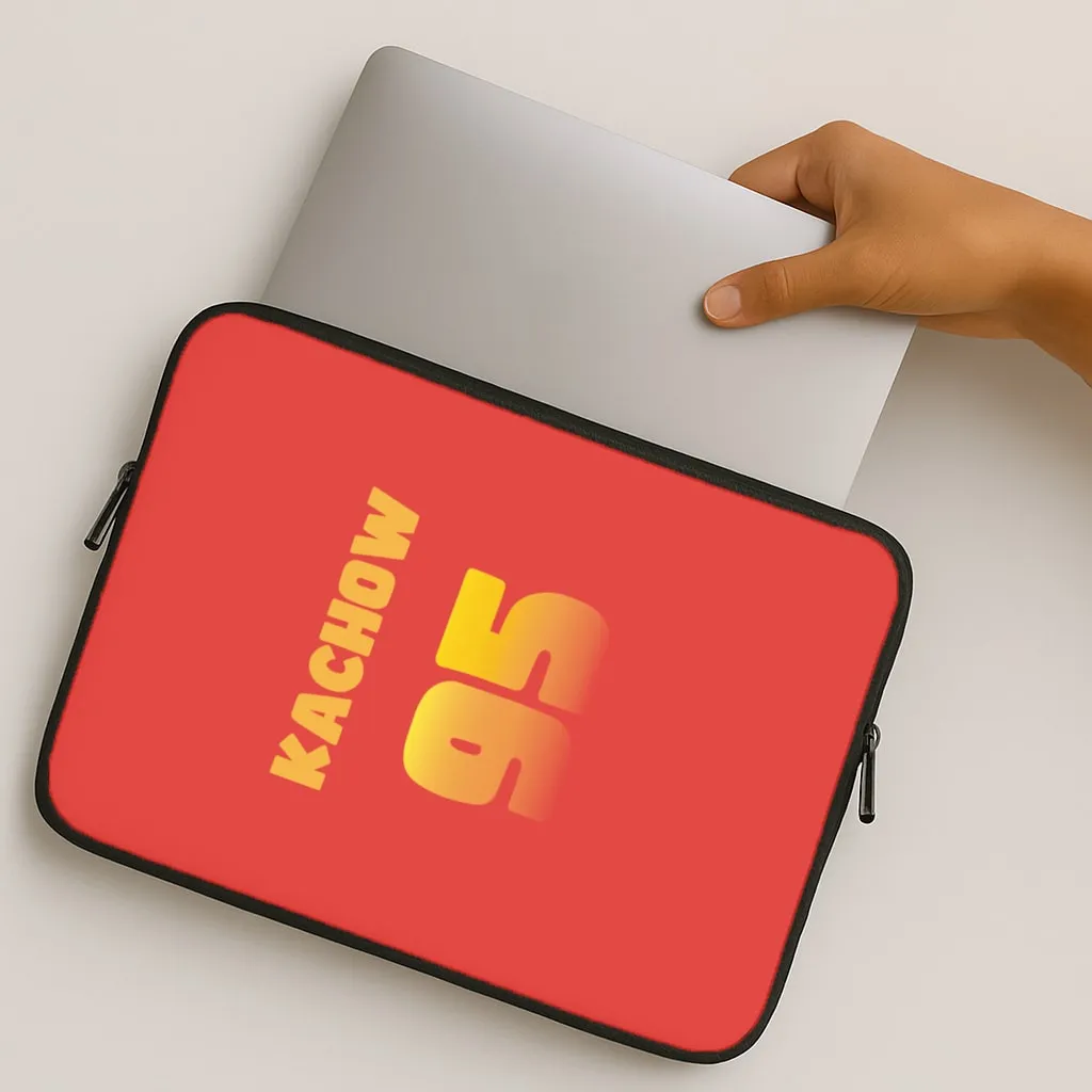 Smooth Layer Texture Kachow 95 - Cars Laptop Sleeve