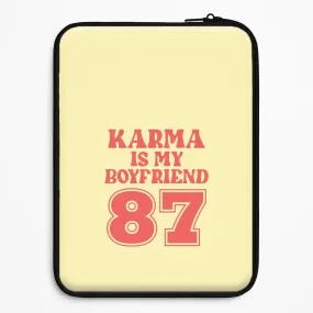 Karma Is My Boyfriend Laptop Sleeve Smooth Feel Unique Pattern