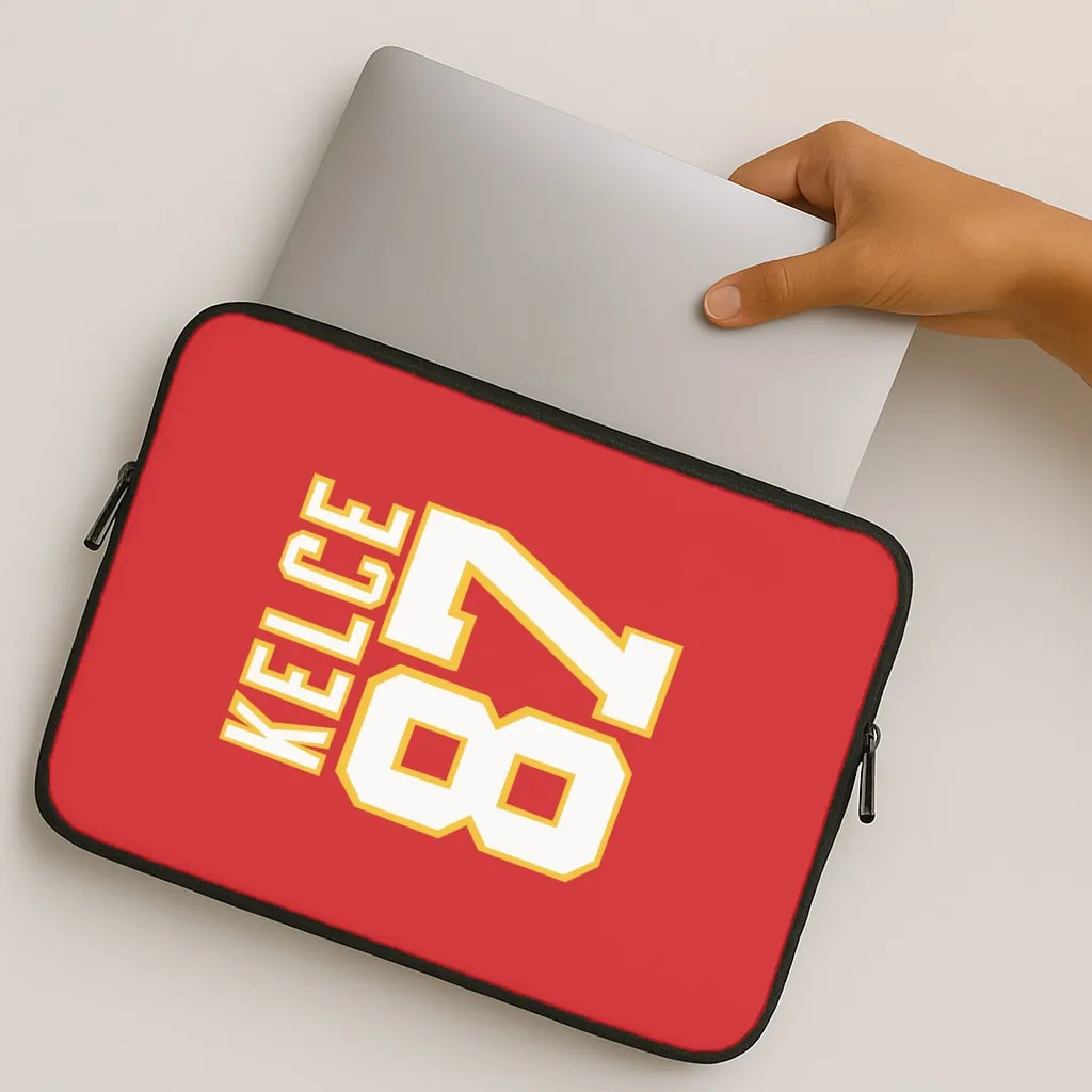 Kelce 87 - Travis Laptop Sleeve Hybrid Texture Design