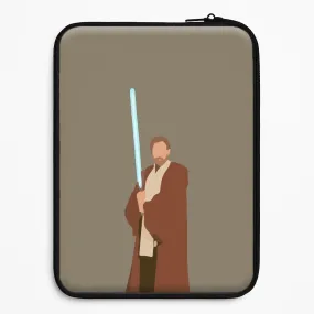 Comfort touch Elegant Pattern Kenobi Blue Lightsaber Laptop Sleeve