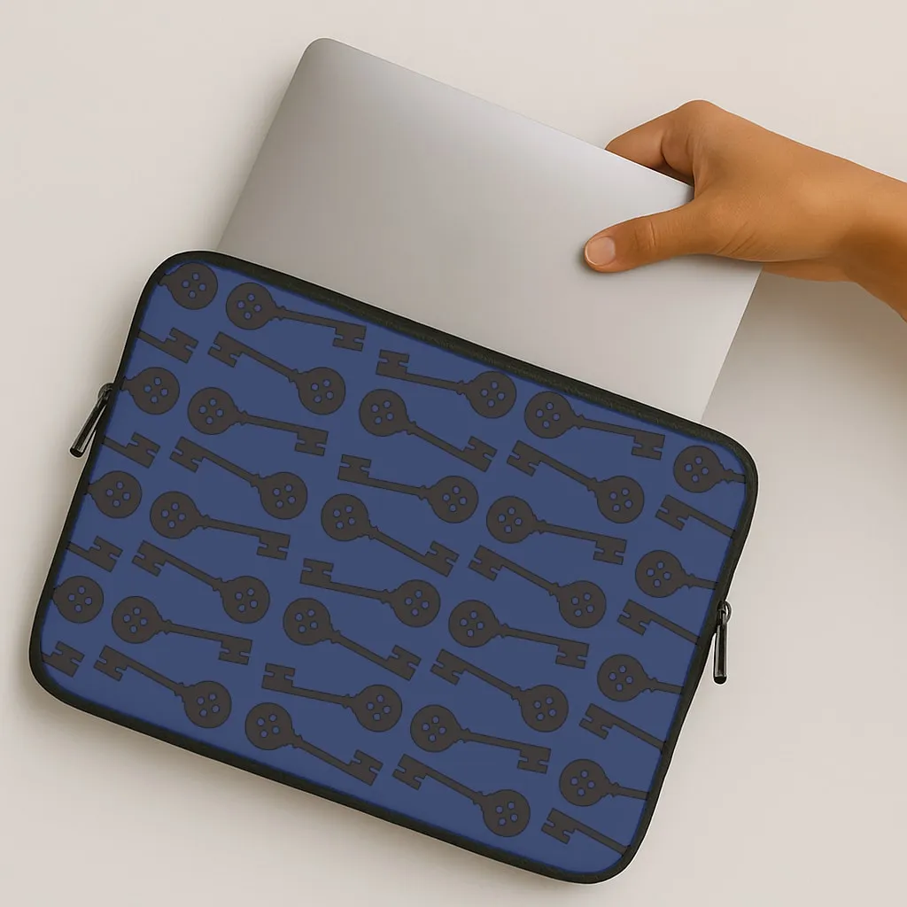 Minimal Detail Key Pattern Laptop Sleeve