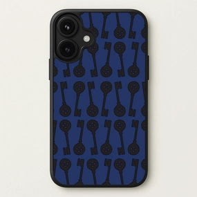 Key Pattern Phone Case Soft Layer Texture Durable Coating