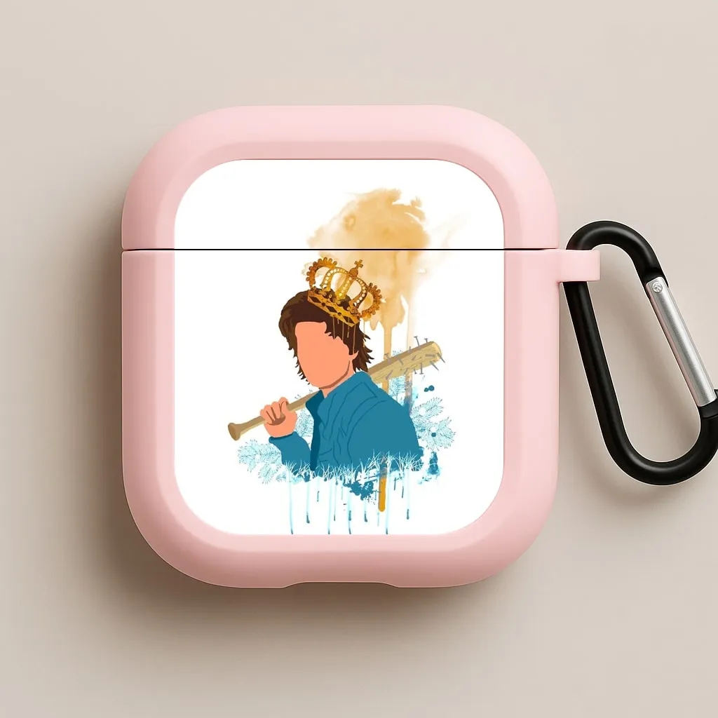 durable high strength protector impact absorbing case King Steve AirPods Case
