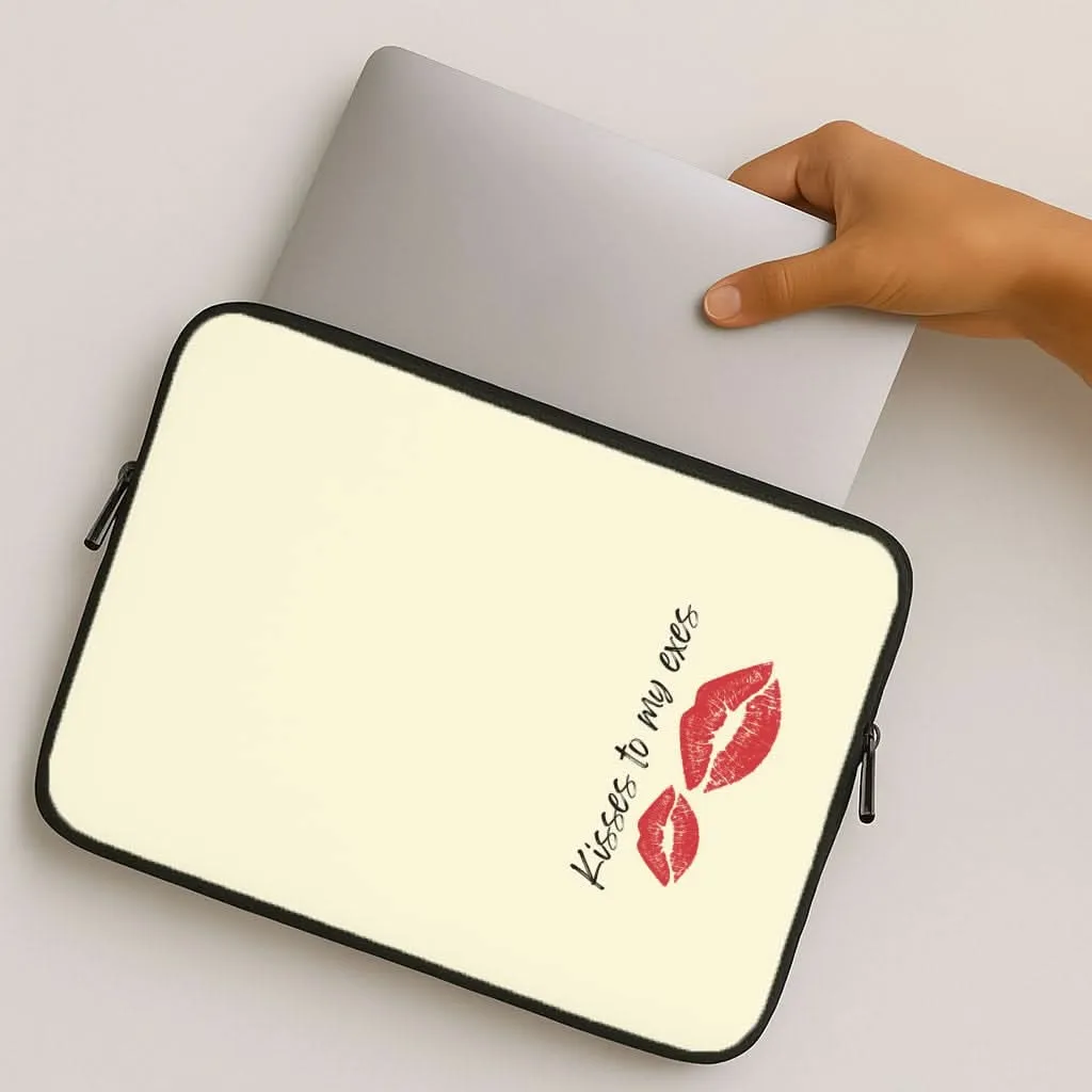 Smooth Layer Kisses To My Exes Laptop Sleeve