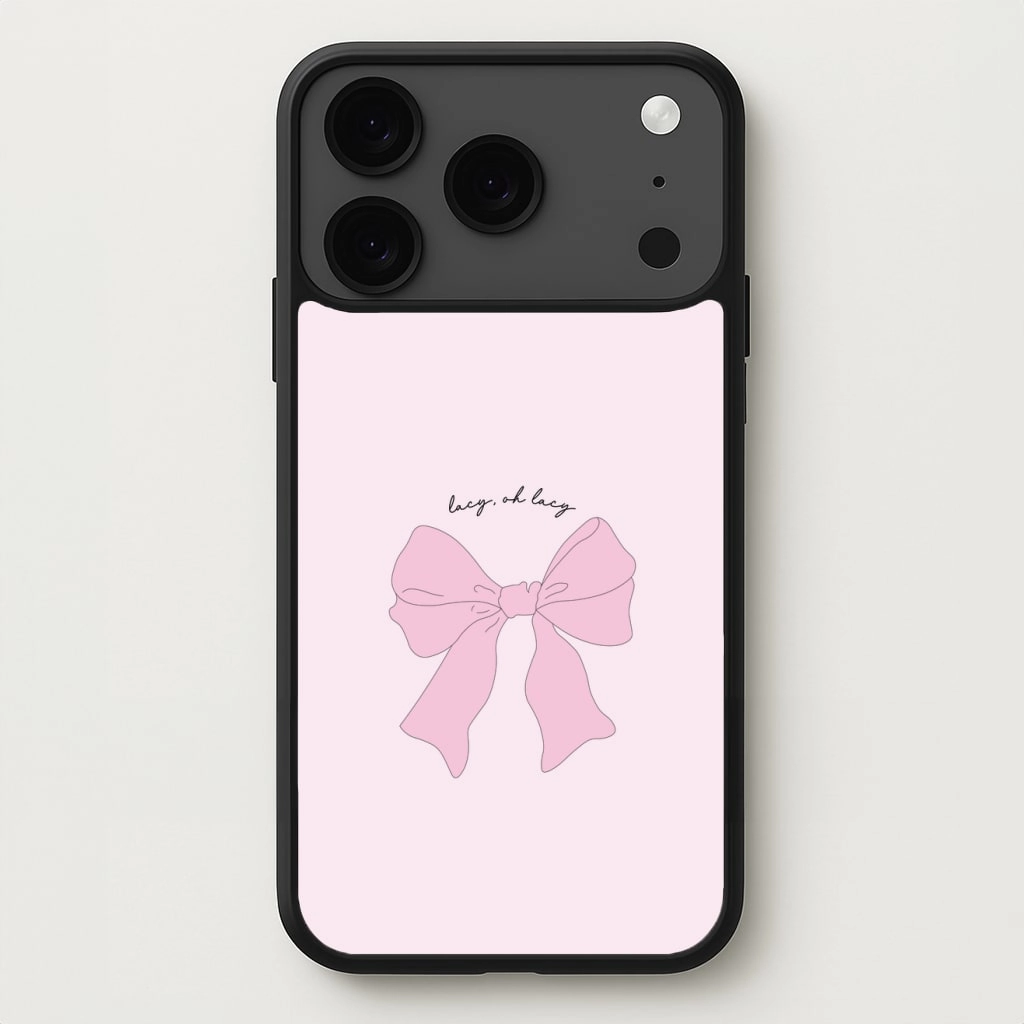 Lacy- Olivia Phone Case Clear Edge Comfort grip design