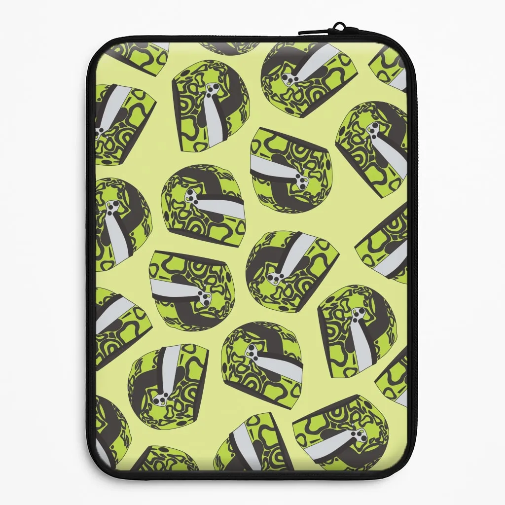 Premium Texture Layer Lando Helmet Pattern Laptop Sleeve