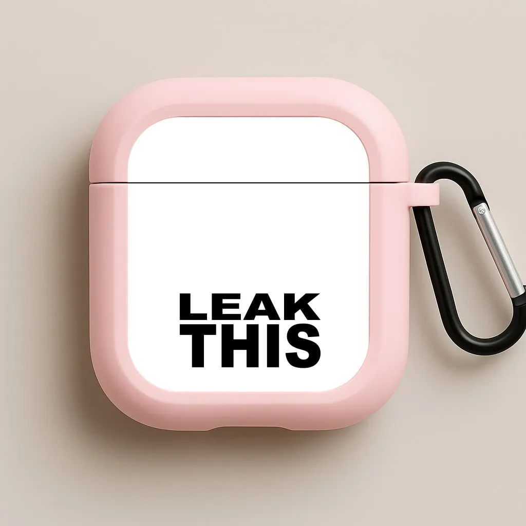 Leak This AirPods Case soft flexible gradient commuter protector durable magnetic office protector