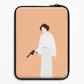 Practical Accessory Leia Faceless With Gun Laptop Sleeve