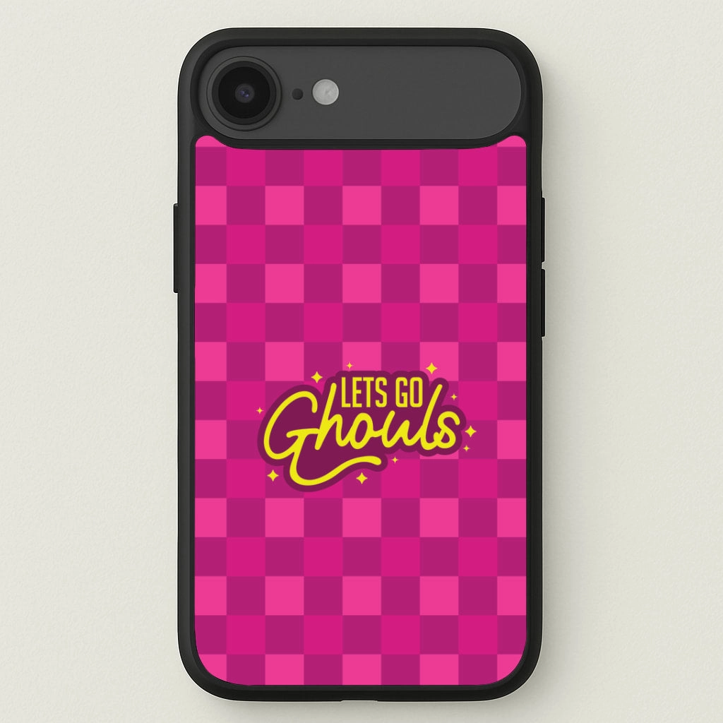 Clear Back Let's Go Ghouls Phone Case