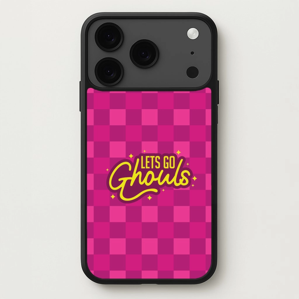 Let's Go Ghouls Phone Case Comfort Layer Texture Modern Form