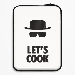 Smooth Look Texture Protective Texture Finish Let's Cook Laptop Sleeve