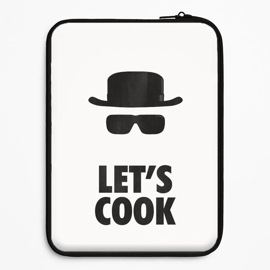 Smooth Look Texture Protective Texture Finish Let's Cook Laptop Sleeve