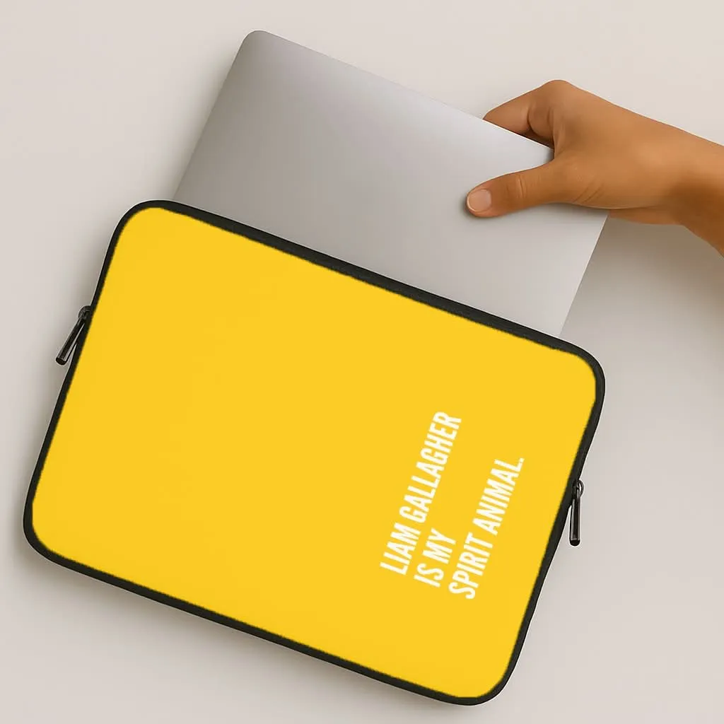 Matte Texture Layer Liam Is My Spirit Animal Laptop Sleeve