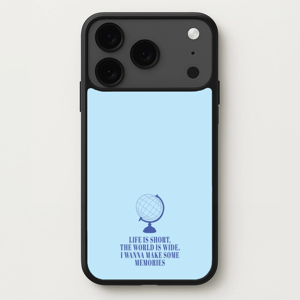 Life Is Short The World Is Wide - Mamma Mia Phone Case Refined Shield Color Accent
