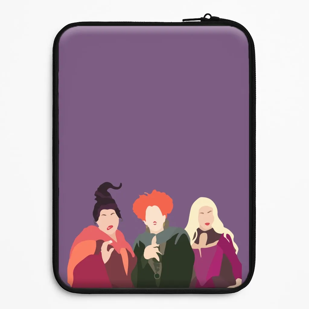 Hybrid Shield Durable Texture Build Hocus Halloween Witches - Halloween Laptop Sleeve