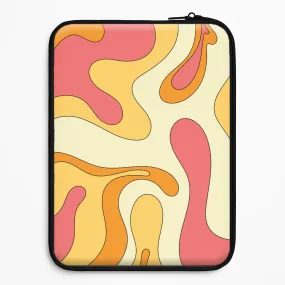 Slim Protection Soft touch layer Pastel Waves Abstract Pattern Laptop Sleeve