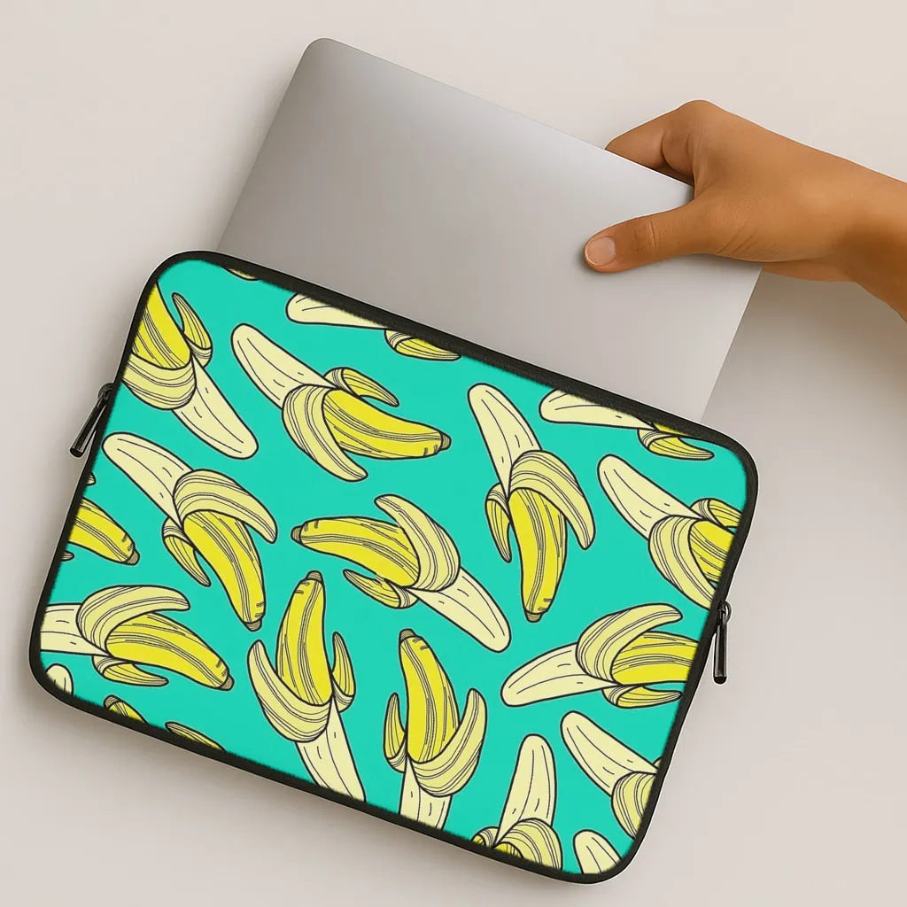Urban Texture Banana Splat Laptop Sleeve