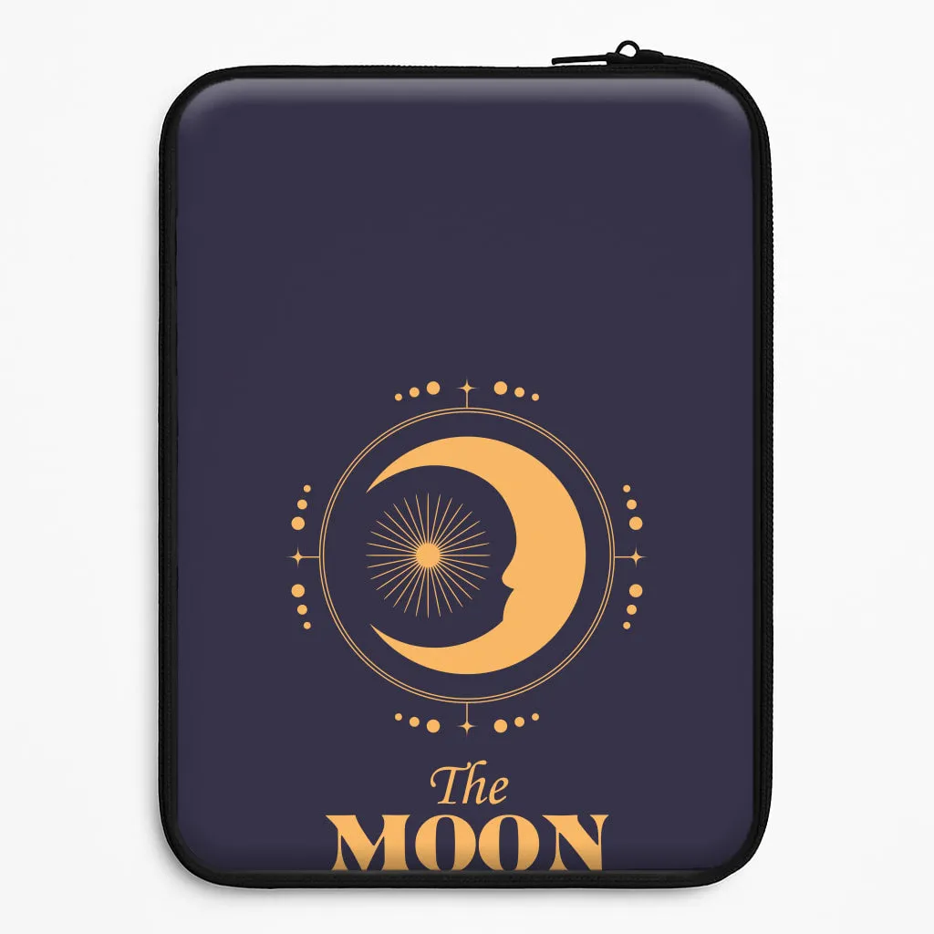 The Moon Dark Blue Laptop Sleeve Slim Fit Design elegant design