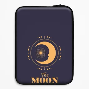 The Moon Dark Blue Laptop Sleeve Slim Fit Design elegant design