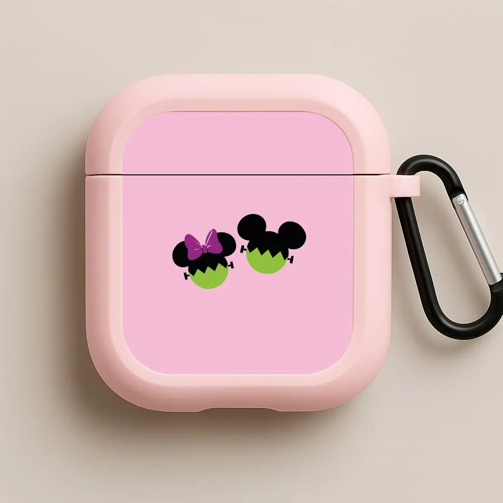 vivid matte airpods case Frankenstein Mice Halloween AirPods Case